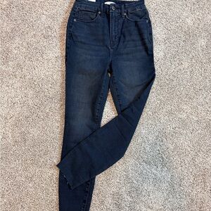 Good American Good Waist Crop High Rise Skinny Jeans Size 4 / 27